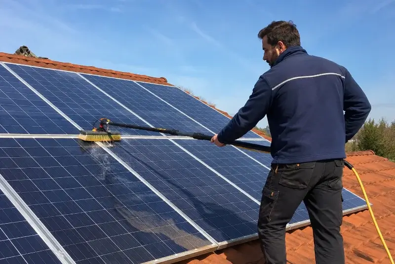 Nettoyage et entretien de panneaux solaires à Épinouze